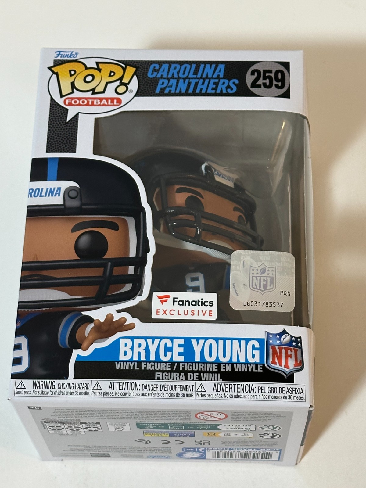 NFL Bryce Young #259 Carolina Panthers Wave 12 Fanatics Exclusive Pop