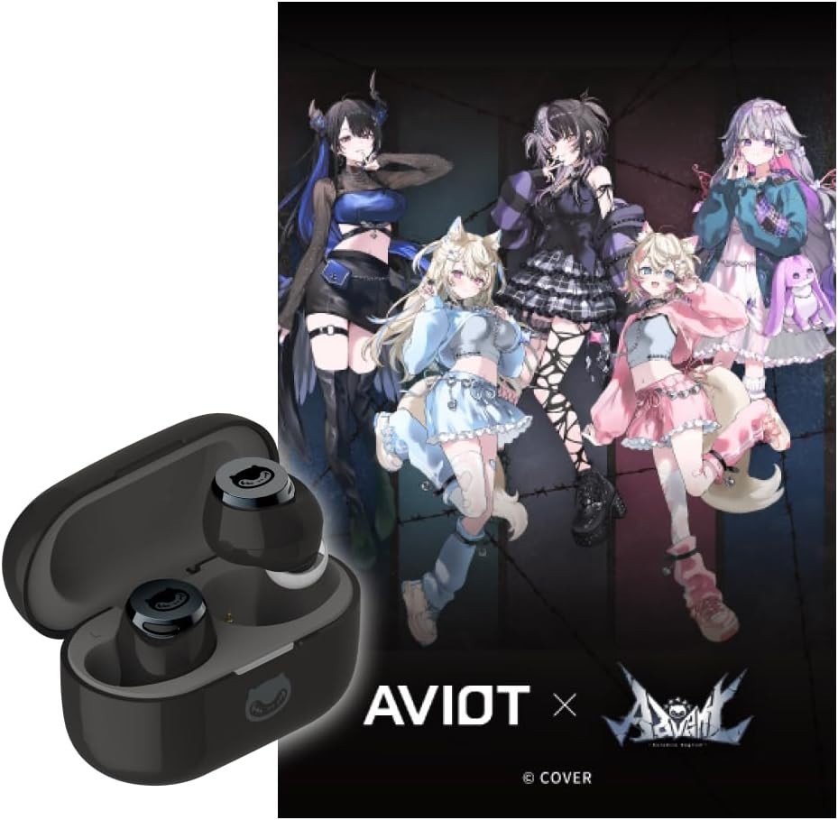Hololive English Advent Earbuds Wireless Earphone Aviot TE-V1R-HE2 Japan