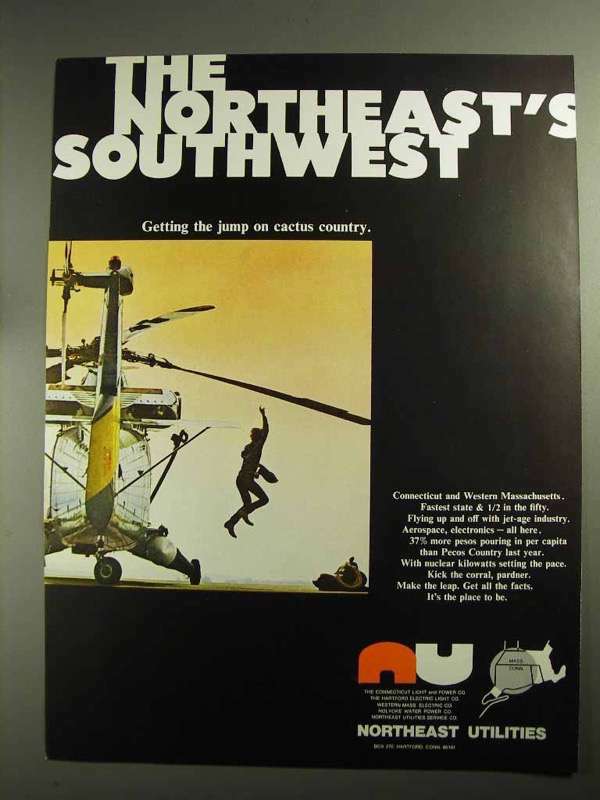 1968 Northeast Utilities Ad - The Northeast's Southwest