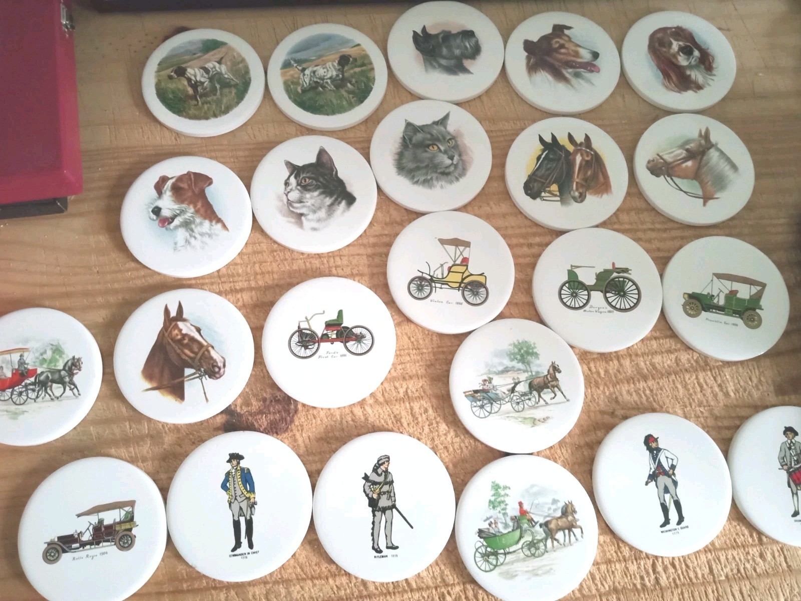 CERAMIC TILE VTG LOT.23 HIGHLY COLLECTIBLE.3.5\