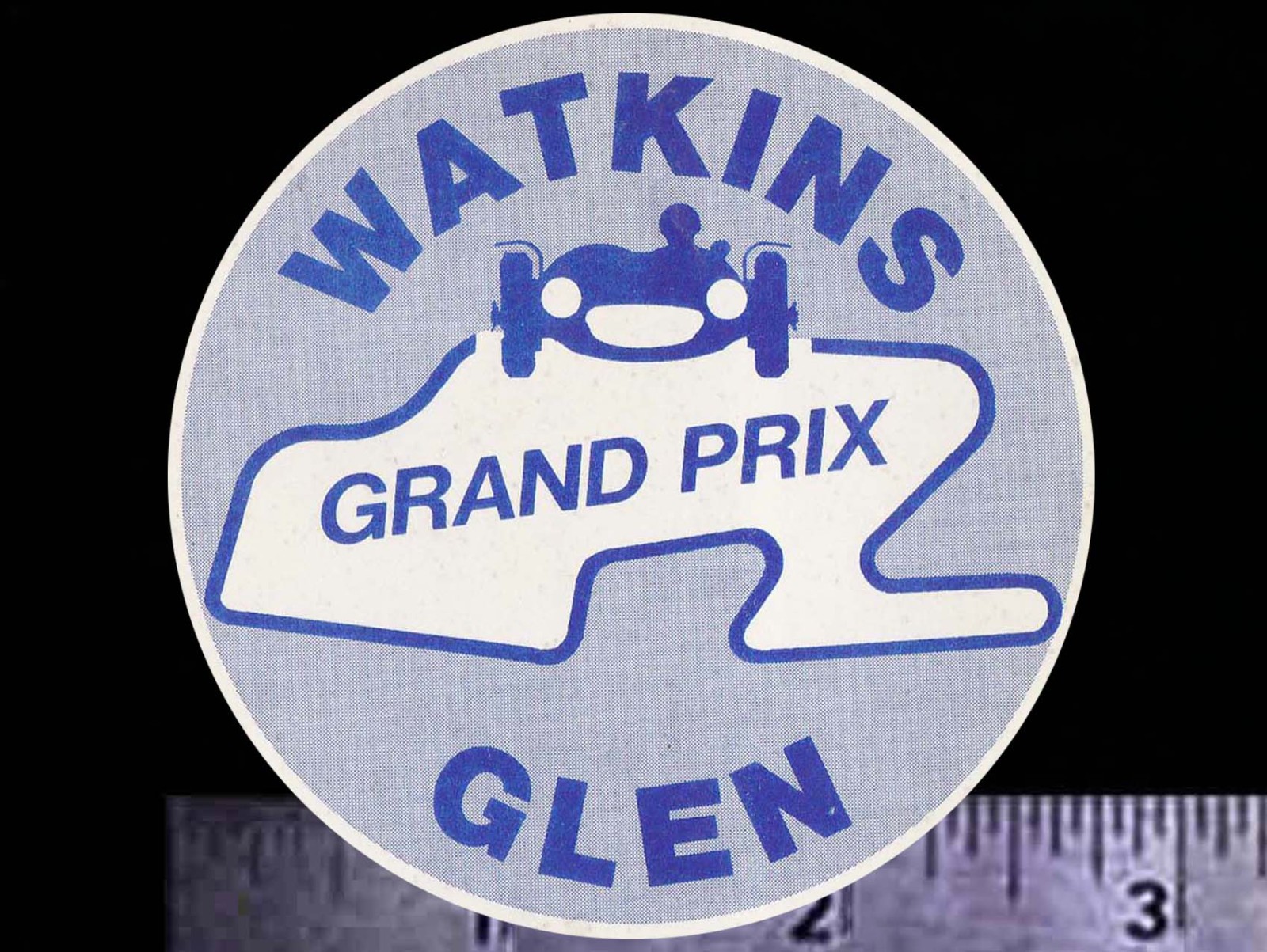 WATKINS GLEN Grand Prix New York - Original Vintage 1970's Racing Decal/Sticker