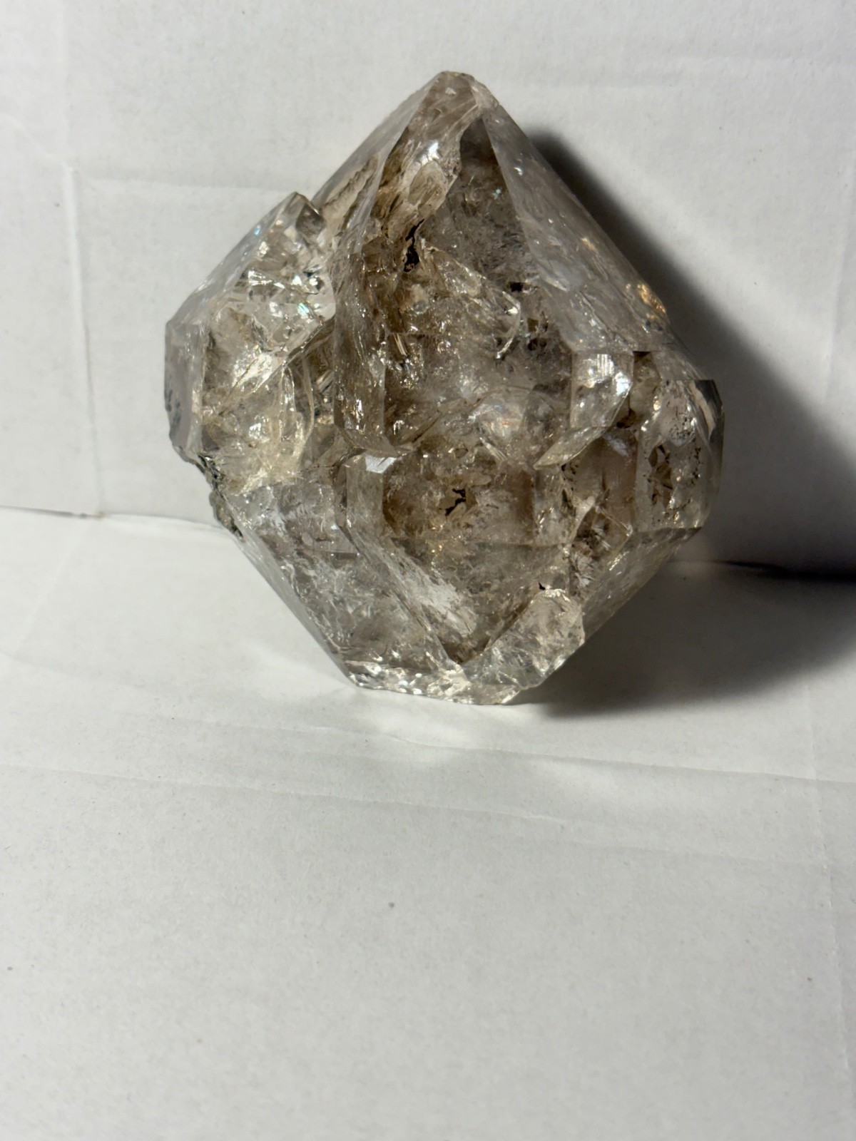 JUMBO NATURAL 1,150carats HERKIMER DIAMOND QUARTZ CRYSTAL NEWYORK, USA  230grams