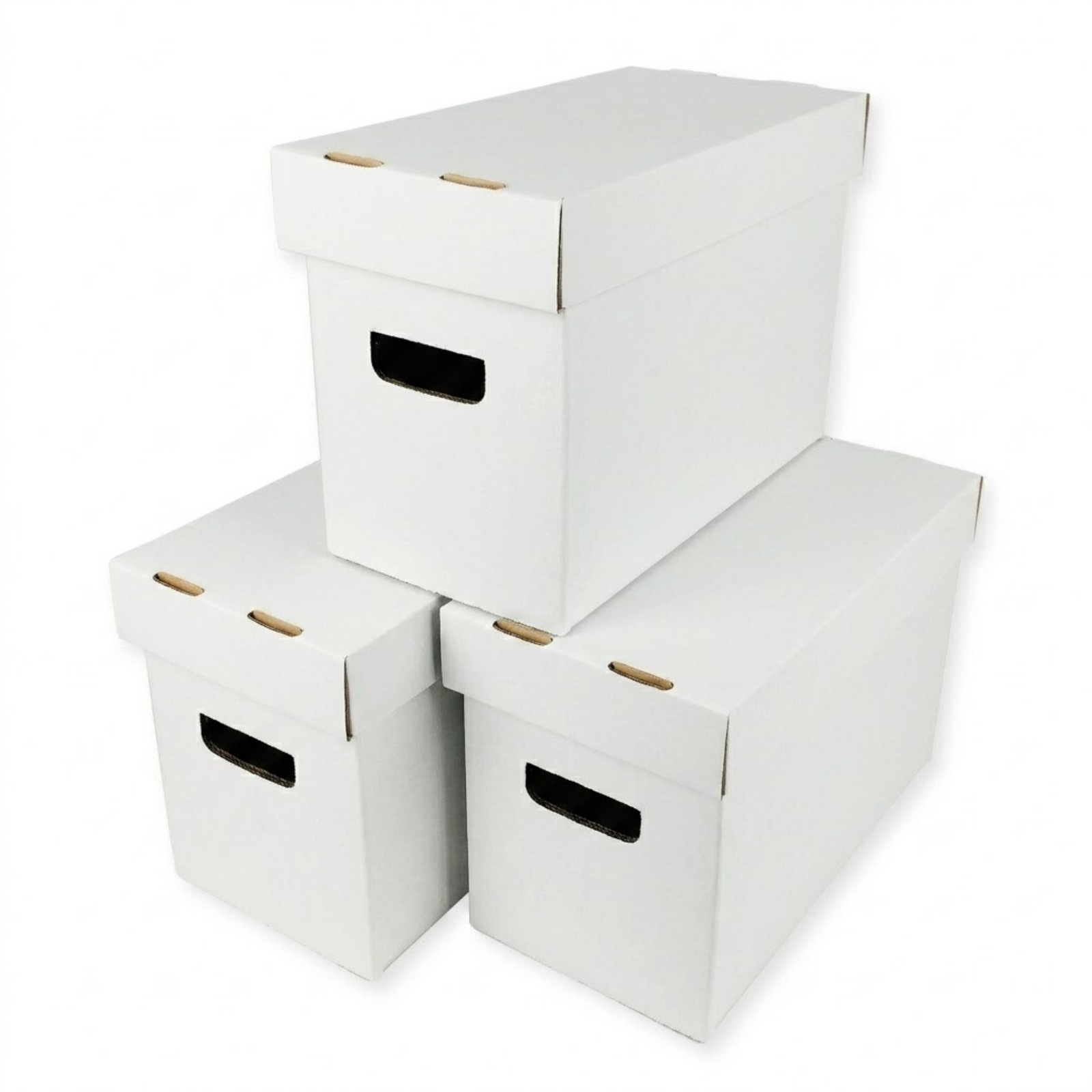 3 Max Pro Short Cardboard Comic Book Storage Boxes box holds 150-175 comics