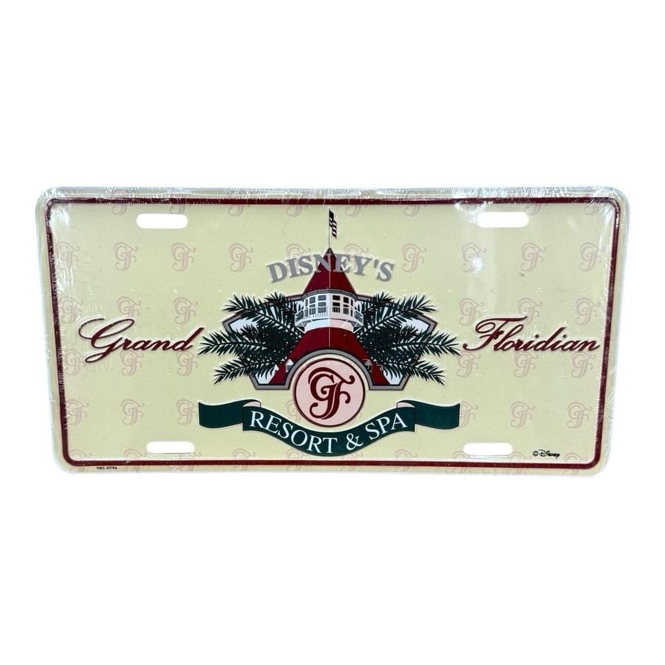 Disney Grand Floridian Resort and Spa License Plate Sealed