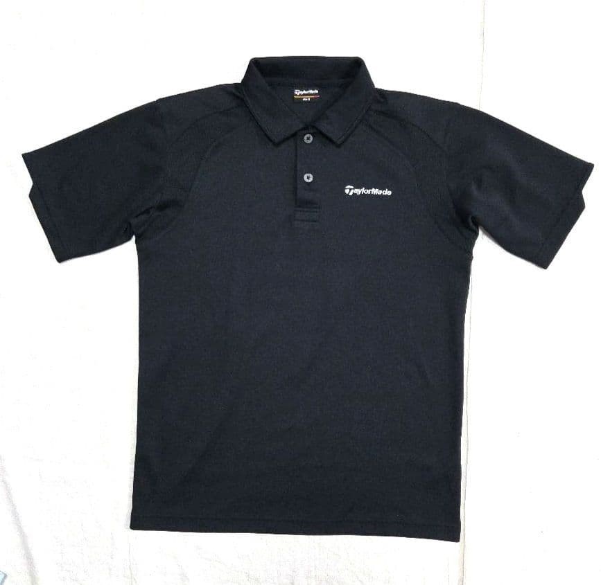 Taylormade Tailor-Made Golf Polo Shirt Black S Men Rare Golf Model Limited Editi