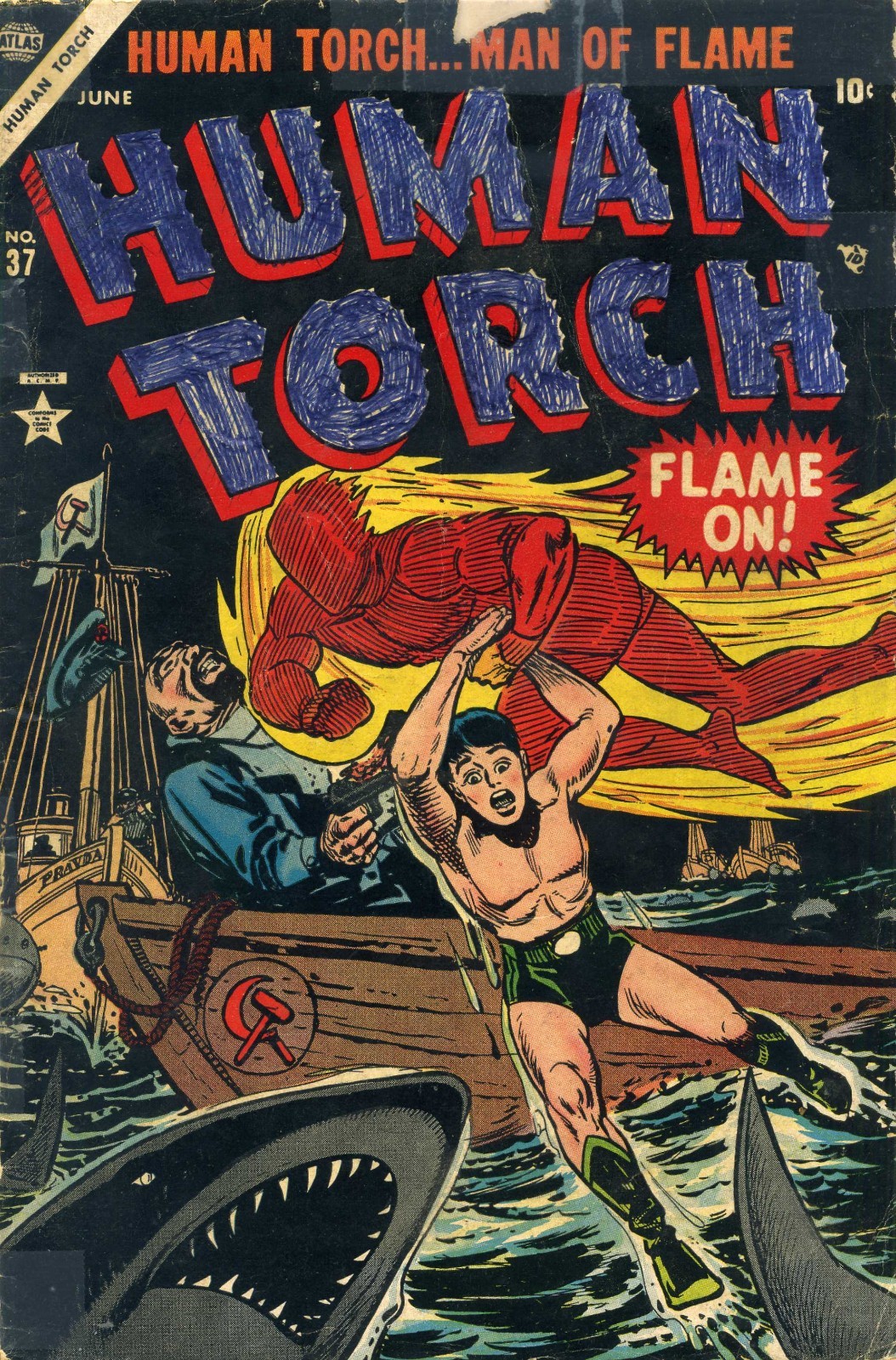 The Human Torch #37 (Marvel Comics June 1954) COMPLETE