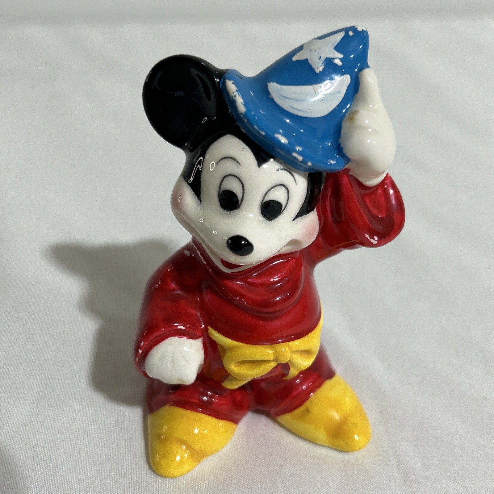 VTG Walt Disney Productions Japan Sorcerer Mickey Mouse Figurine Fantasia 3.5\