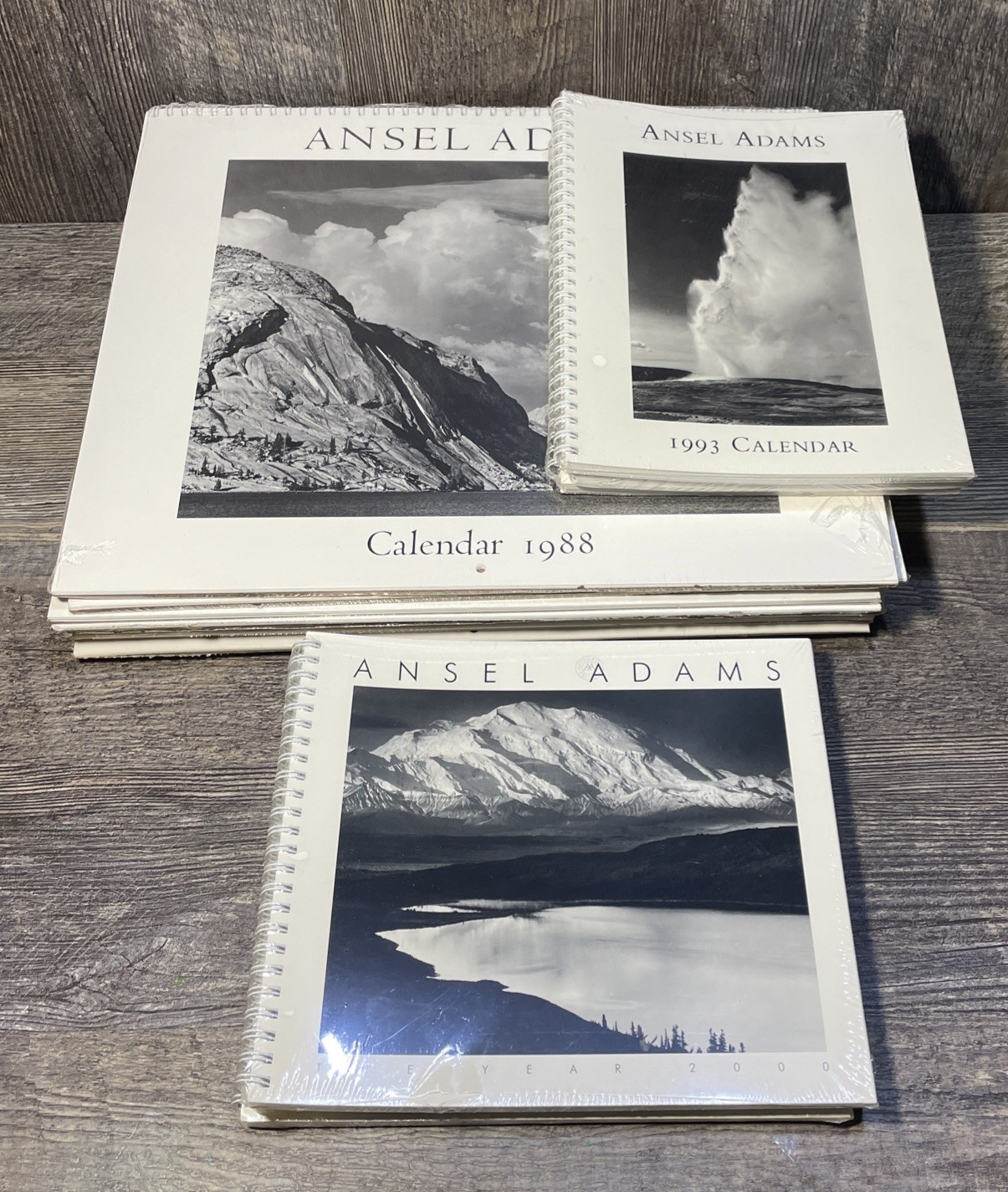 Collection of 15 Vintage Ansel Adams Calendars Sealed New 80s 90s 00s