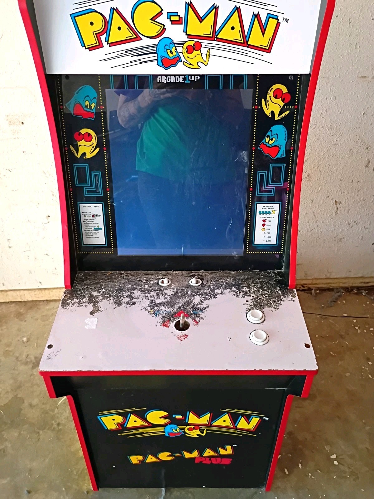 Arcade1Up Pac-Man Upright Video Arcade Cabinet Collectible Machine