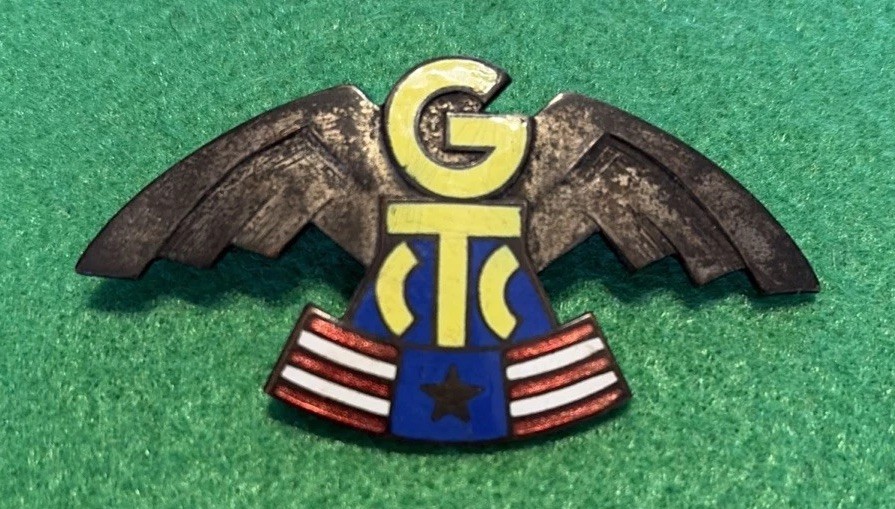 Rare WW2 USAE Labor Services Agency #'d Polish Labor Service Enameled ID Badge