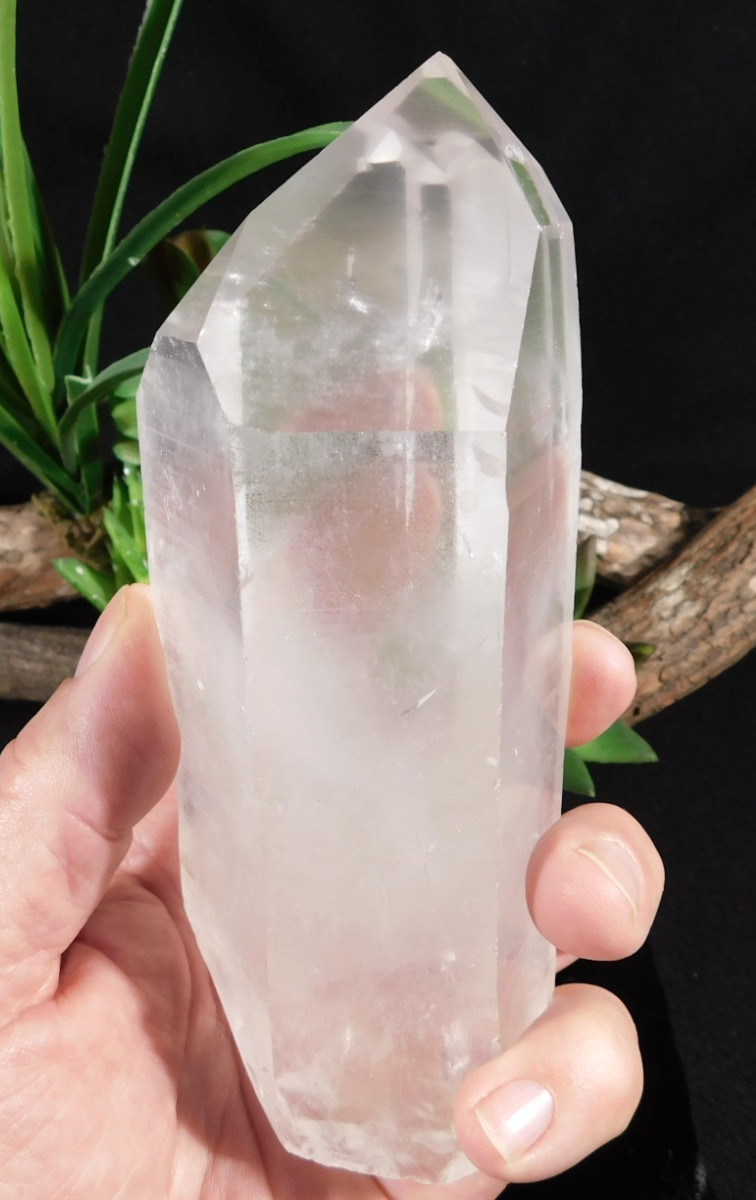 Big Semi Translucent LEMURIAN Quartz Crystal From Brazil 710gr