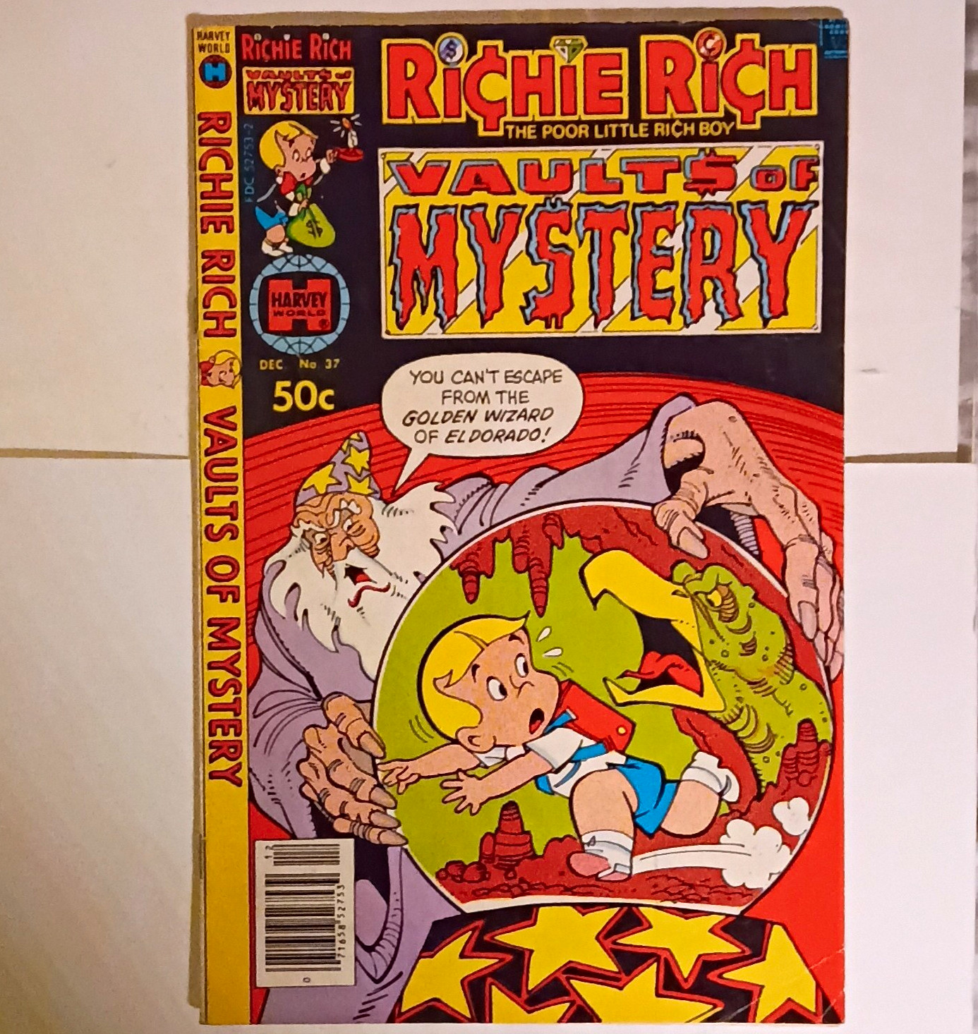 Richie Rich Vaults of Mystery #37 Harvey US Comics Single Issue Color English