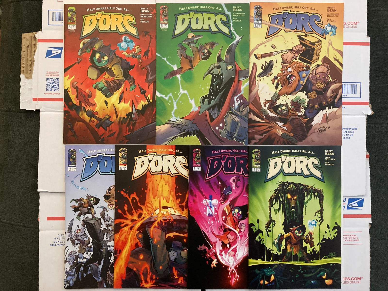 D'Orc  (2026) Lot 7 issues 1 2 3 4 5 6 7  Fraction Jimenez New High Grade