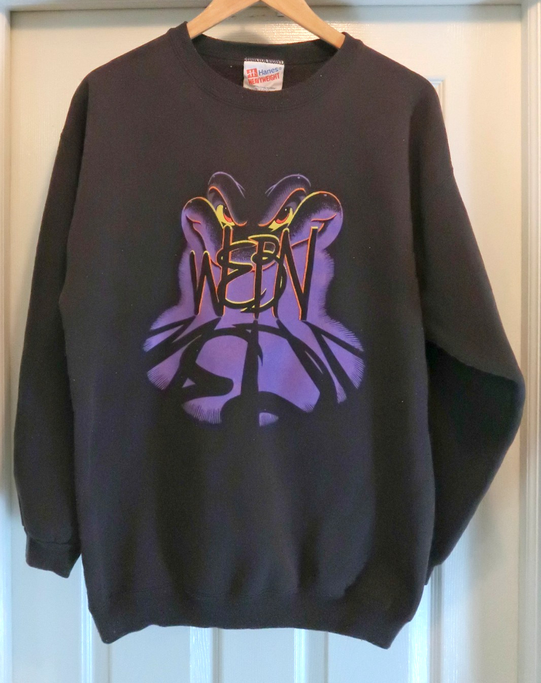 Vintage 1990s WEBN 102.7 Cincinnati Rock Radio Station Sweatshirt