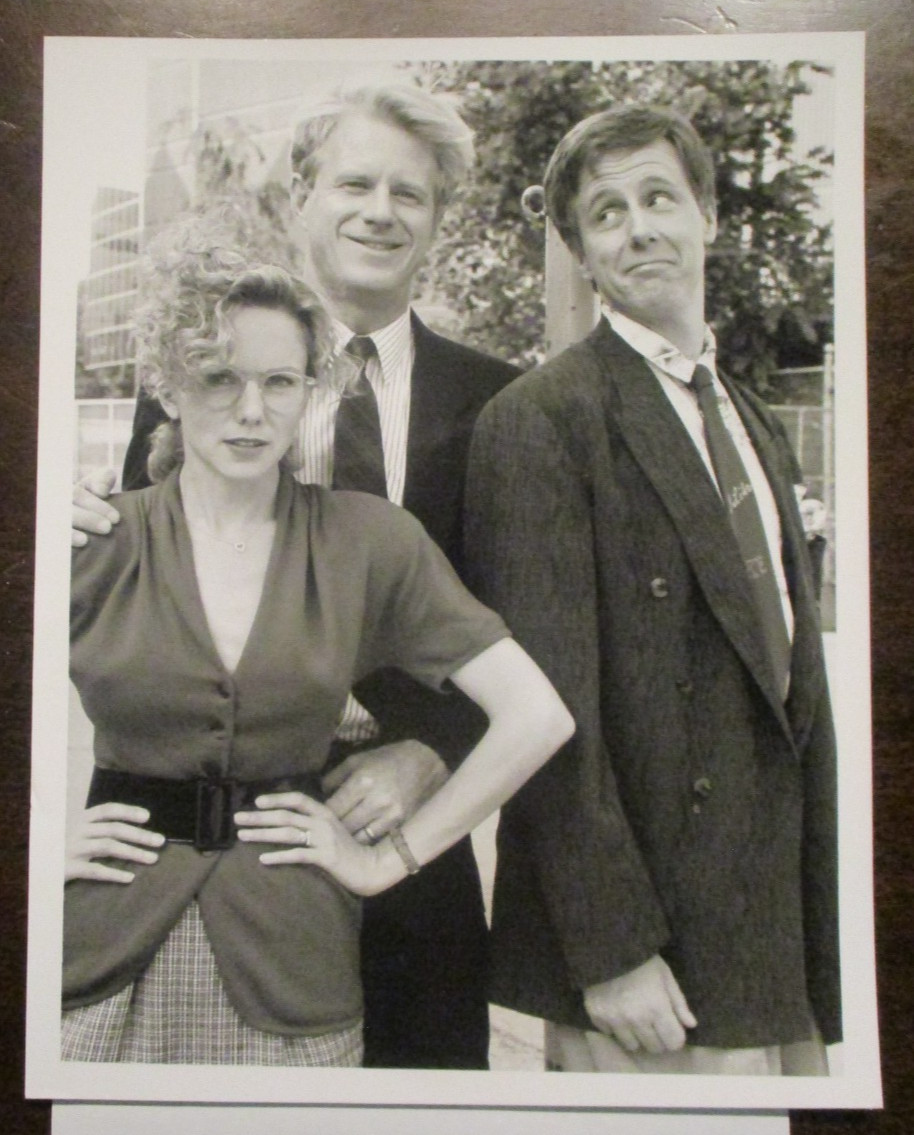 PRESS PROMO PHOTO MOVIE SPIES LIES & NAKED THIGHS ED BAGLEY JR & LINDA PURL O12