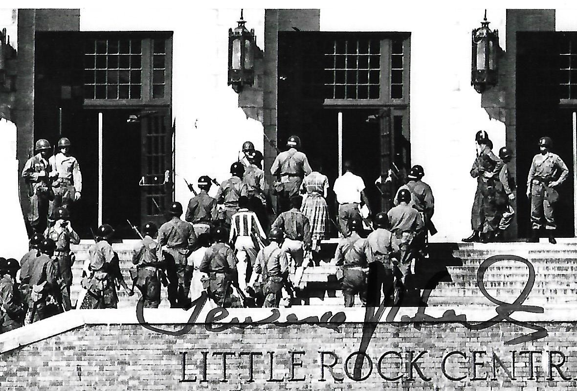 Terrence Roberts autograph 4x6 photo Little Rock Nine Civl Rights RARE COA LOOK