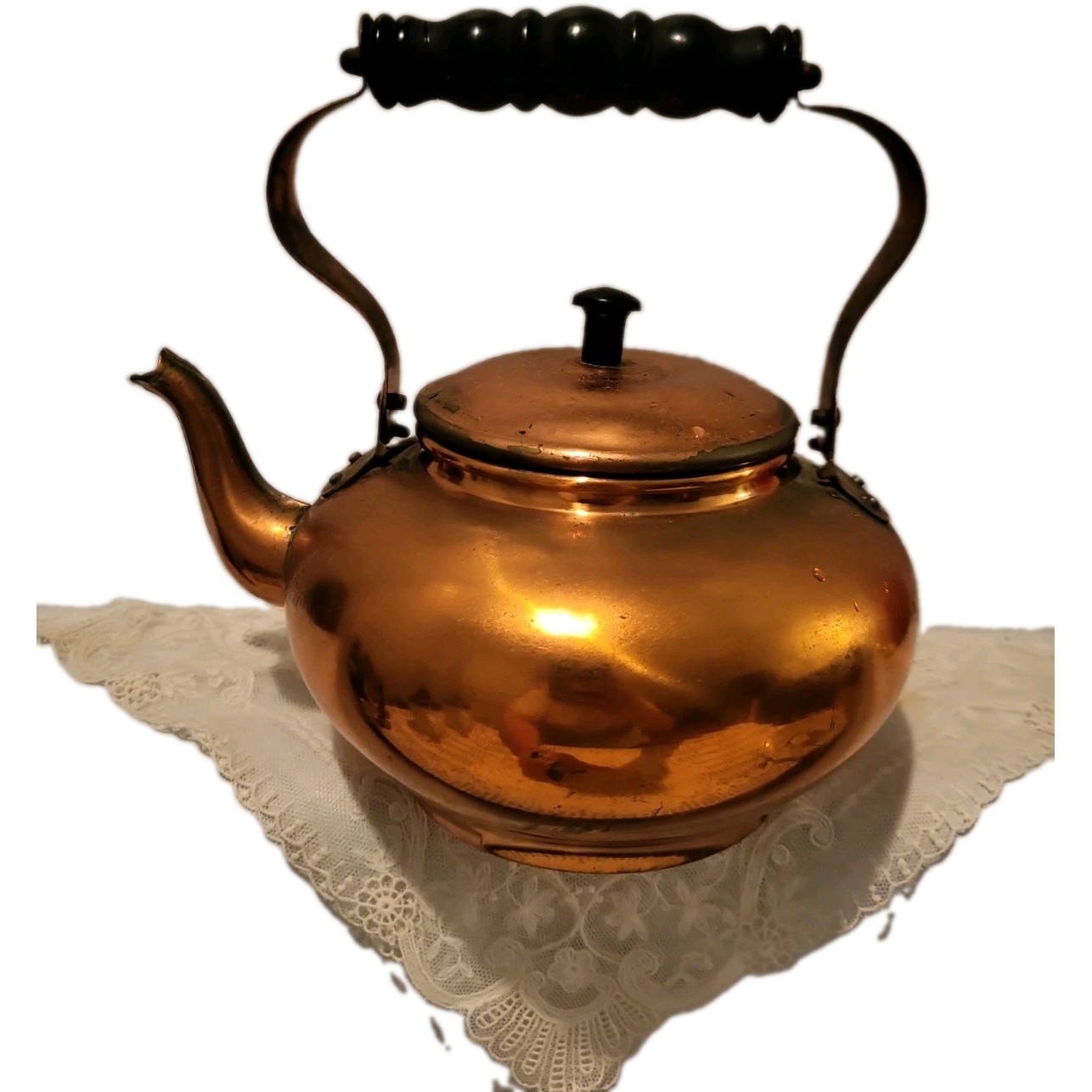 Vintage Copper Color Metal Teapot