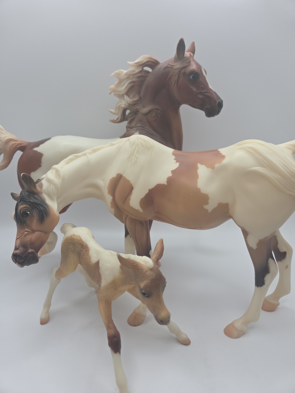 Breyer JCPenney PINTO HALF ARABIAN FAMILY Huck Bey Susecion Le Fire set