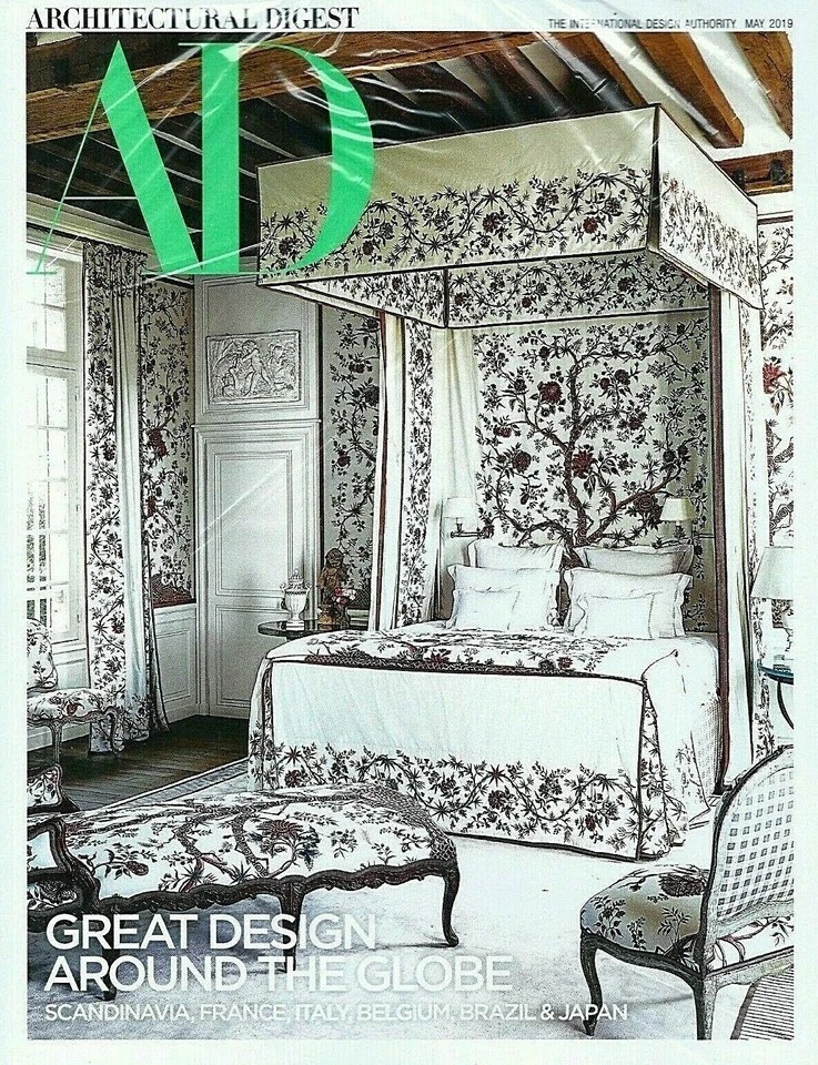 Architectural Digest May 2019 Great Design Around the Globe France Japan Italy..