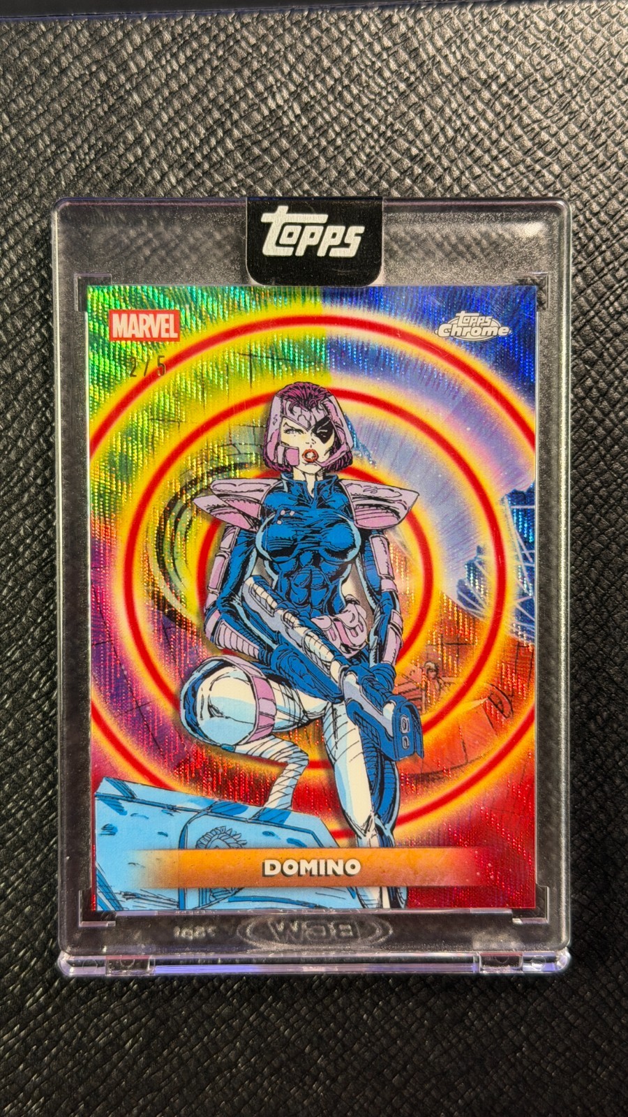 2026 Topps Mint Marvel SDCC Domino Cerebro Insert /5 #39 Encased