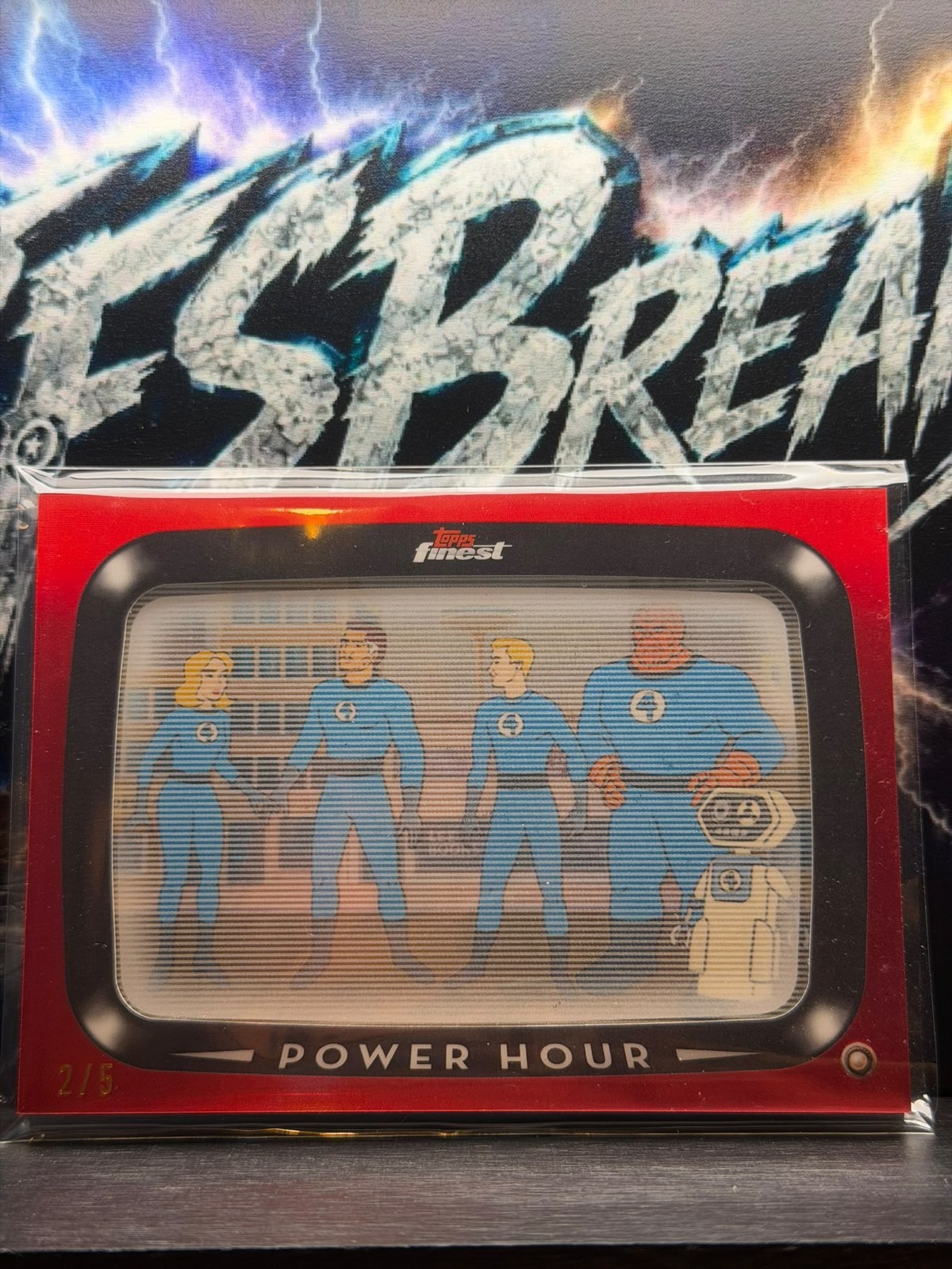 2026 Topps Finest Fantastic Four Power Hour Red Parallel #PH-02 /5 SSP