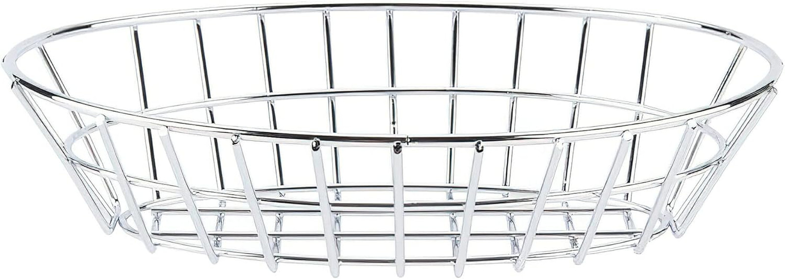 G.E.T. 4-20144 Chrome Oval Metal Wire Basket Metal Wire Baskets Collection