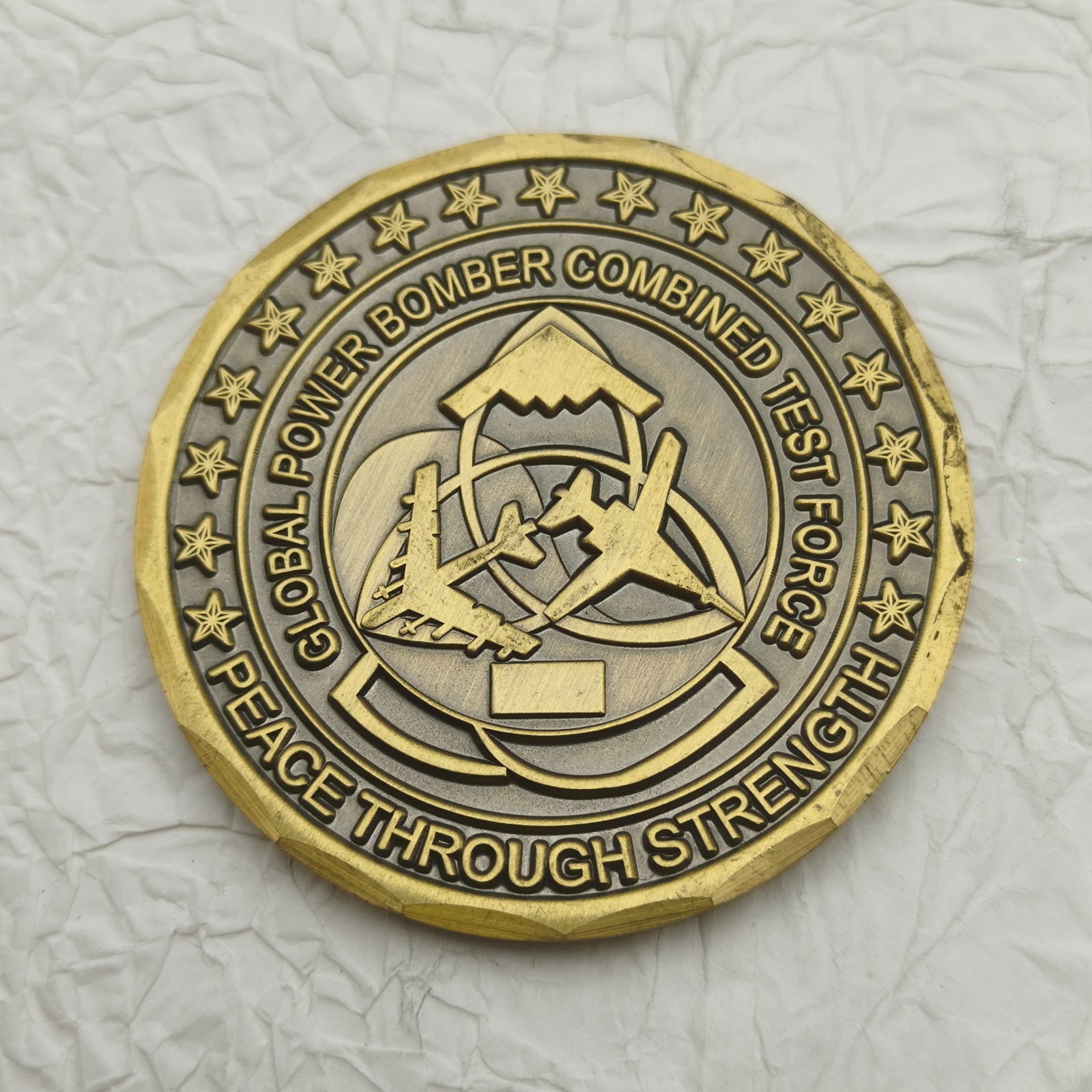 USAF 419th Flight Test Sq Global Power Bomber Test Challenge Coin #1