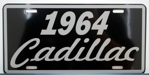 1964 64 CADDY METAL LICENSE PLATE FITS CADILLAC ELDORADO COUPE DEVILLE FLEETWOOD