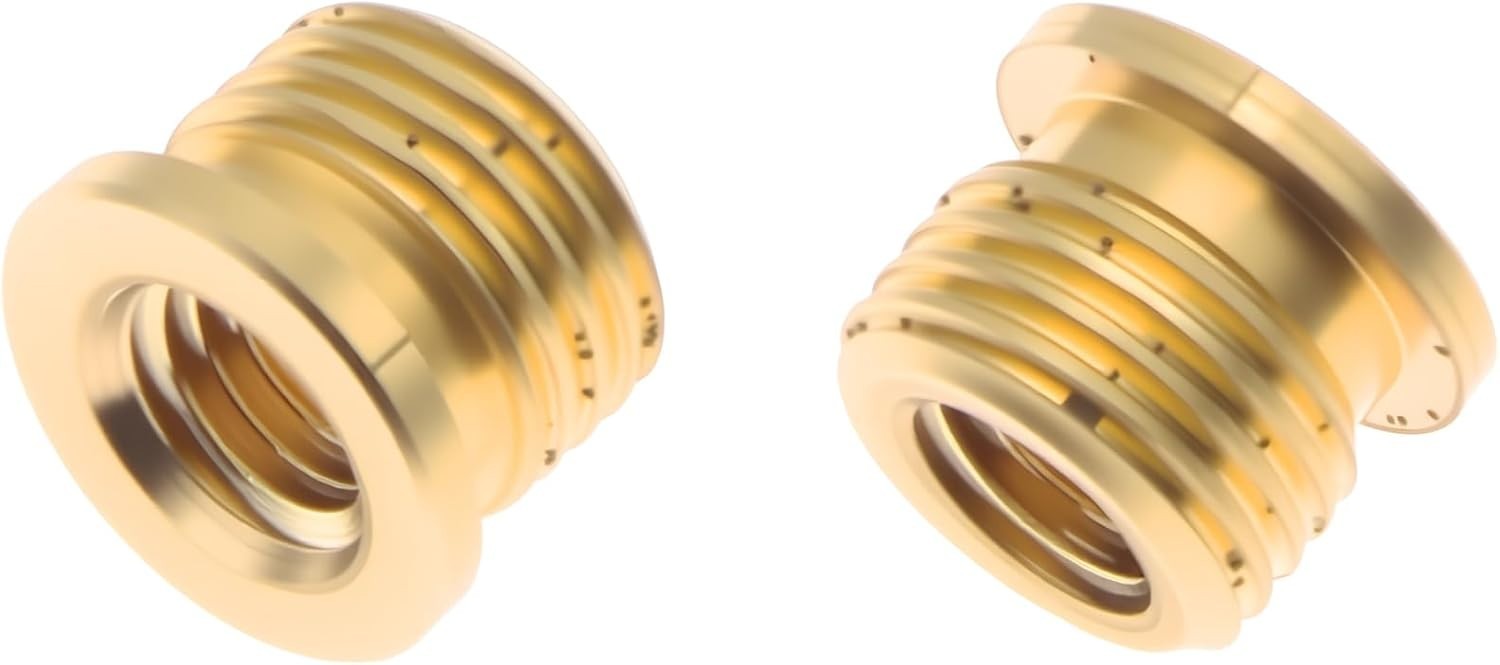 2 Pcs Male 1/8 IP (3/8\