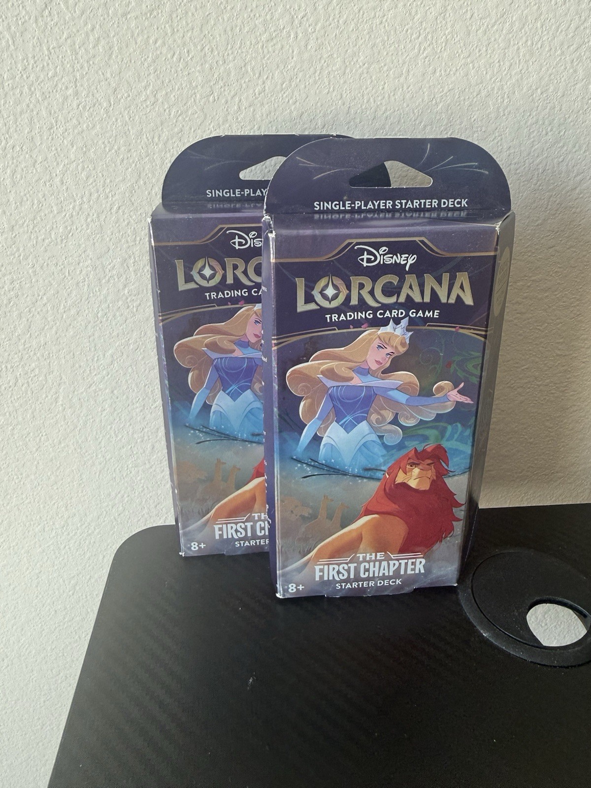 2 x Disney Lorcana TCG The First Chapter Starte Deck Sapphire & Steel NEW