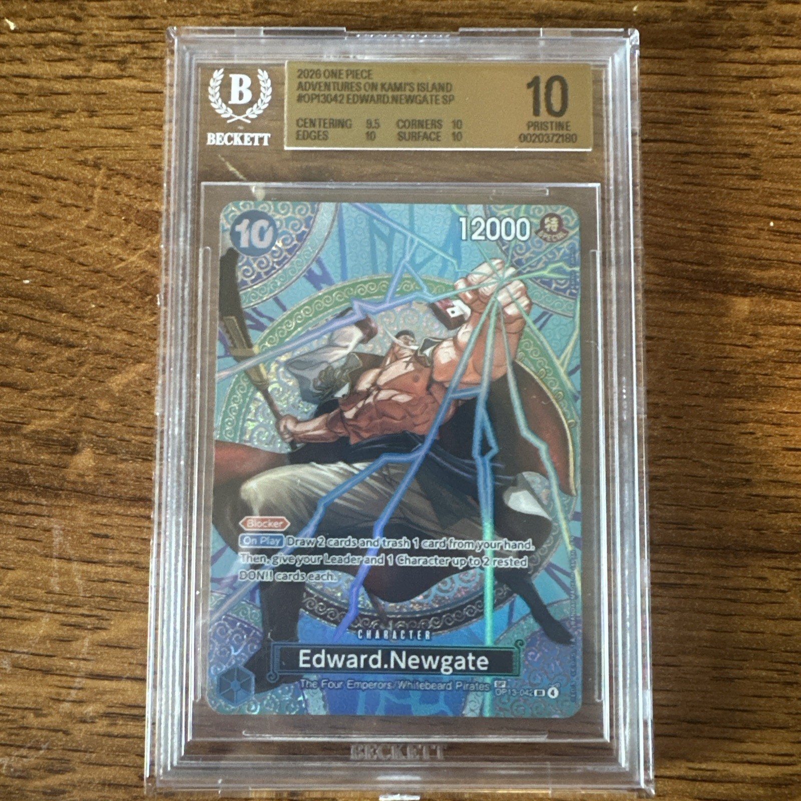 Bandai One Piece Edward Newgate SP OP15 BGS 10 
