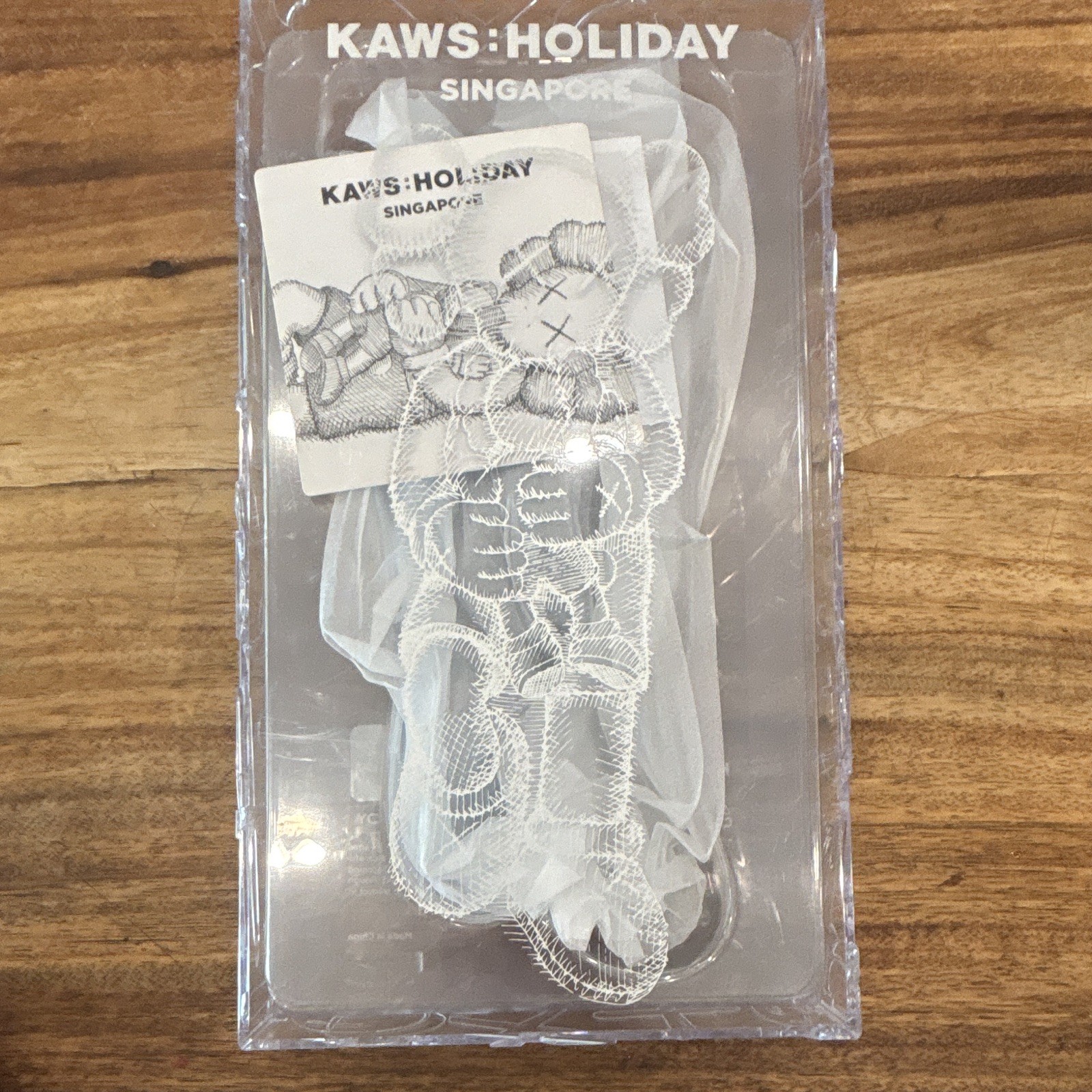 KAWS KAWS:HOLIDAY Singapore Companion Vinyl Figure Black Limited Edition