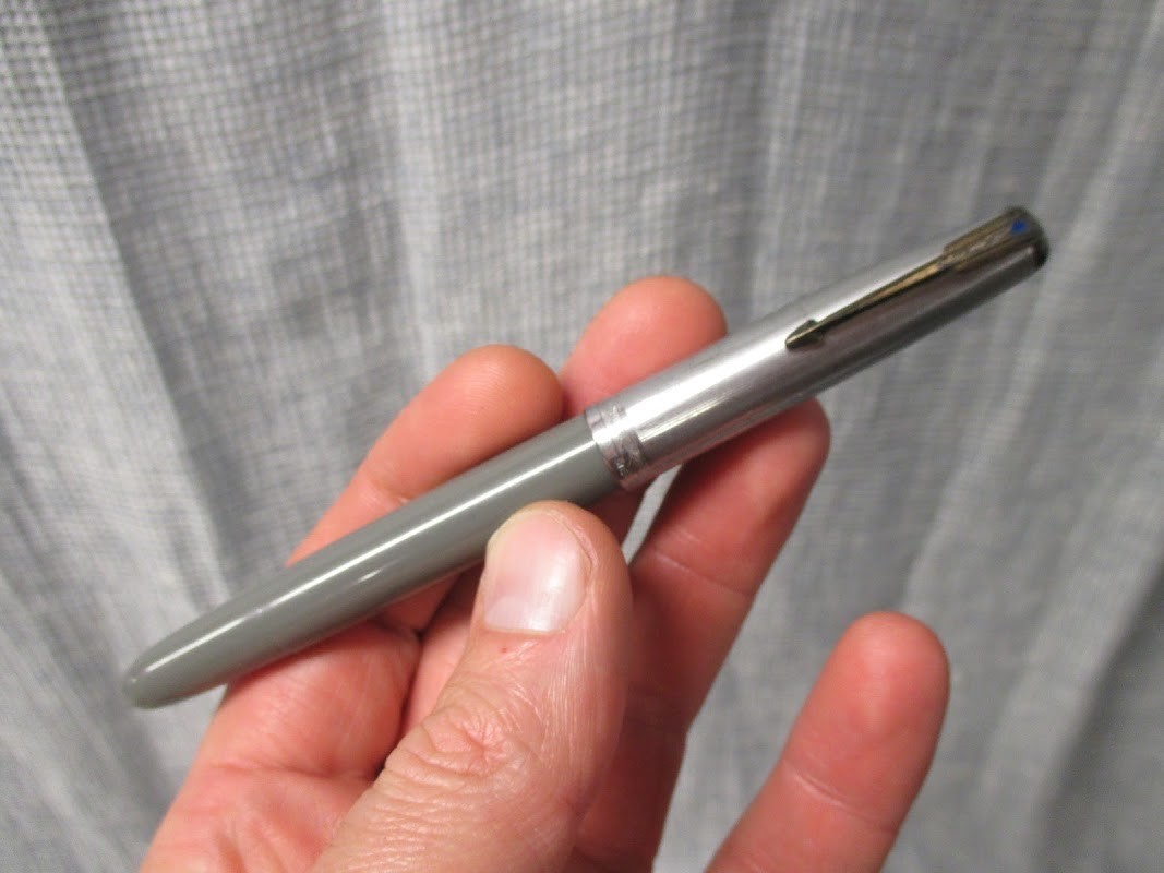 Vintage Parker 51 Vacumatic Sterling Silver Fountain Pen