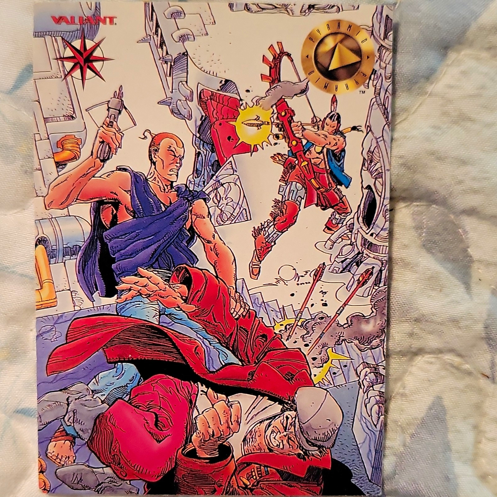 Upper Deck 1993 Valiant Pyramid Pyramidium Archer & Armstrong #98 Non-Sport