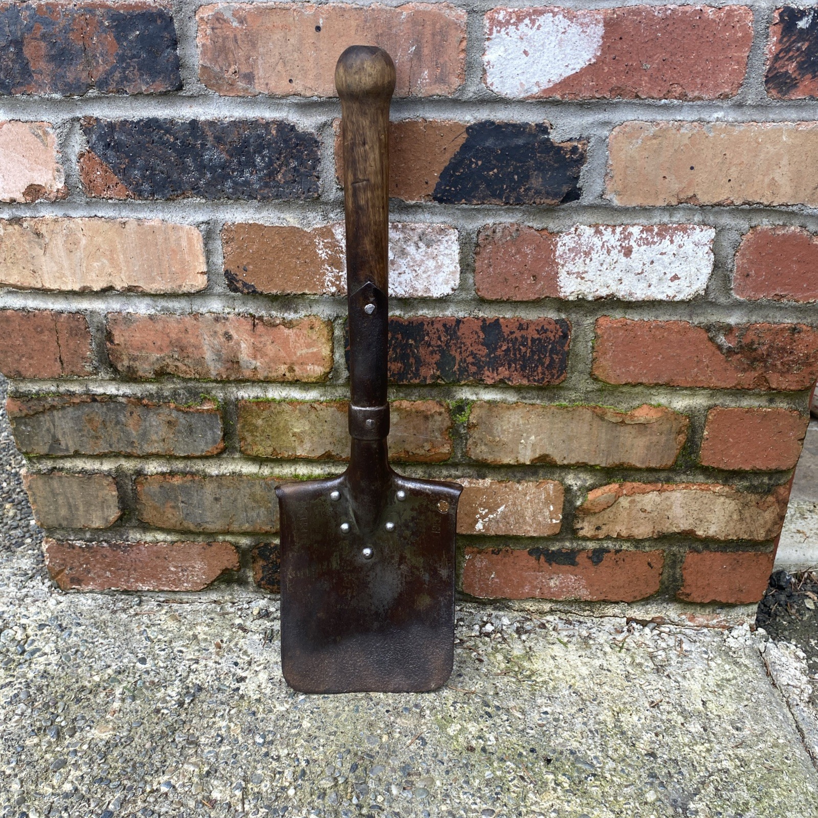 RARE AUTHENTIC IMPERIAL RUSSIAN ARMY WW1 1915 TRENCH SHOVEL RUSSIA WWI