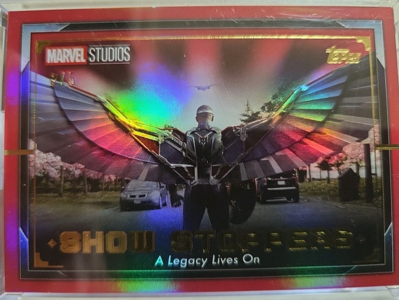 2025 Topps Marvel Show Stoppers  Captain America “A Legacy Lives On” Red  2/5