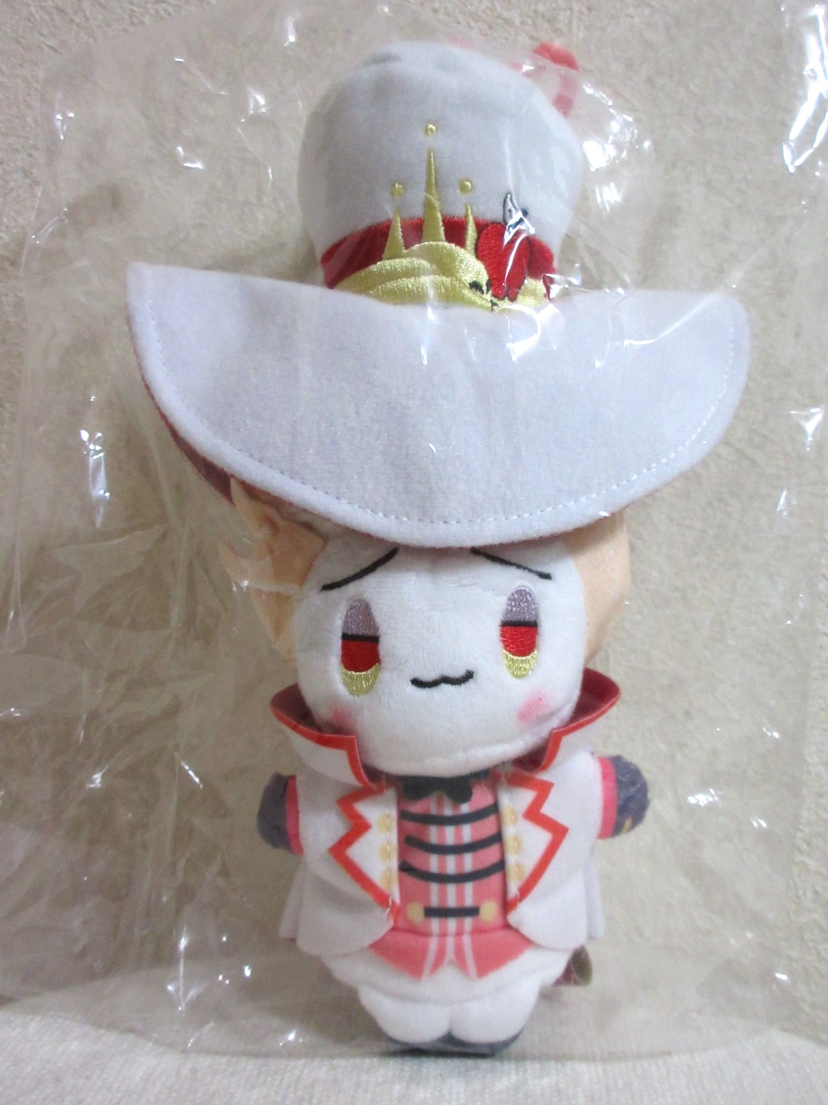Hazbin Hotel Lucifer Sitting Plush Mascot Stuffed Toy 16cm From Japan NEW