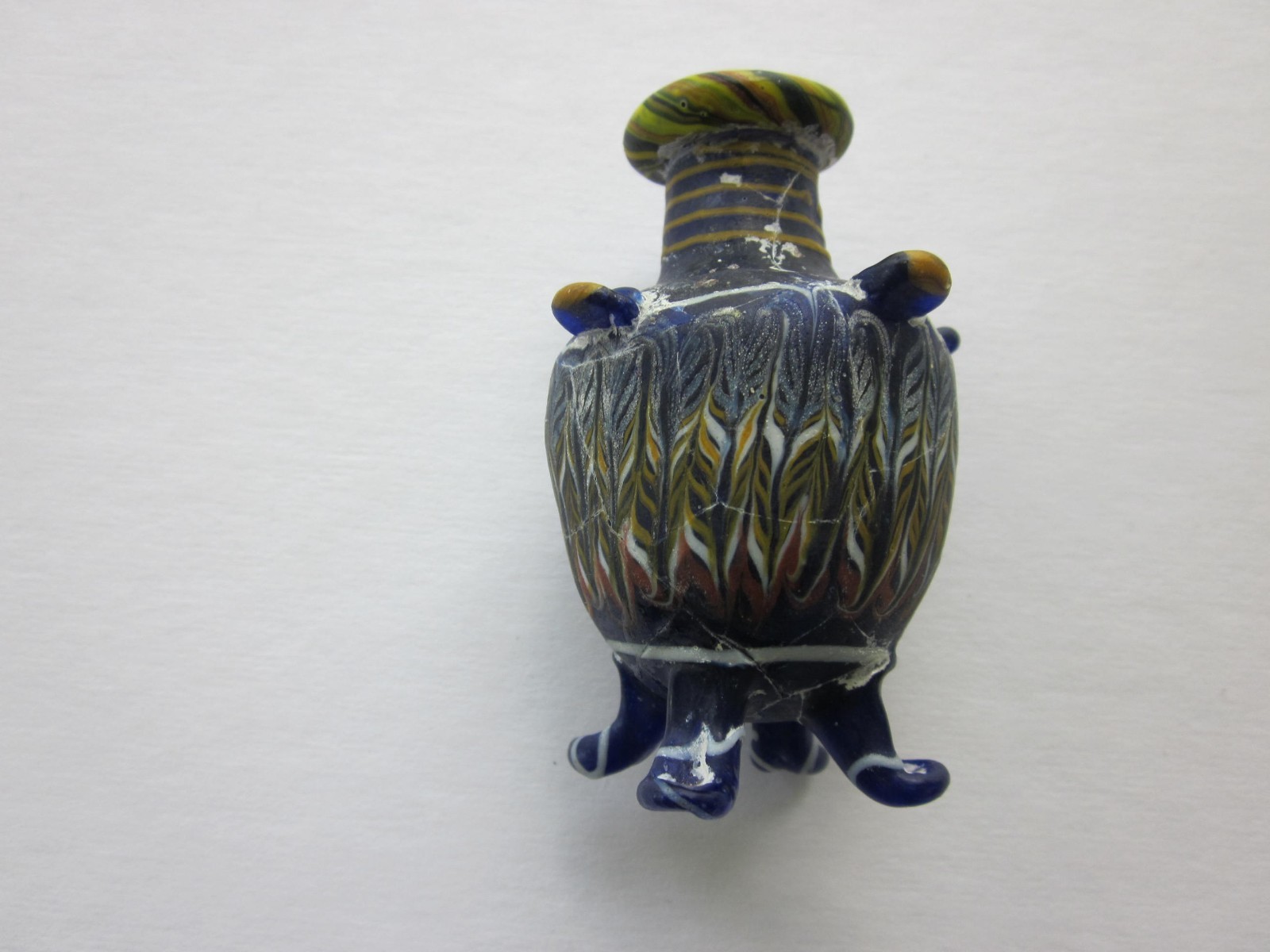 ancient Greek Museum Quality Core Formed Glass Alabastron 5-3 century BC