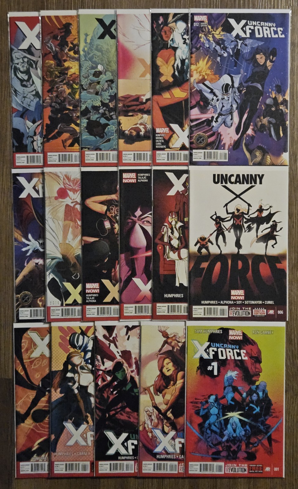 Uncanny X-Force #1-17 (Vol. 2) NM Full Set 2013 Marvel Comics 
