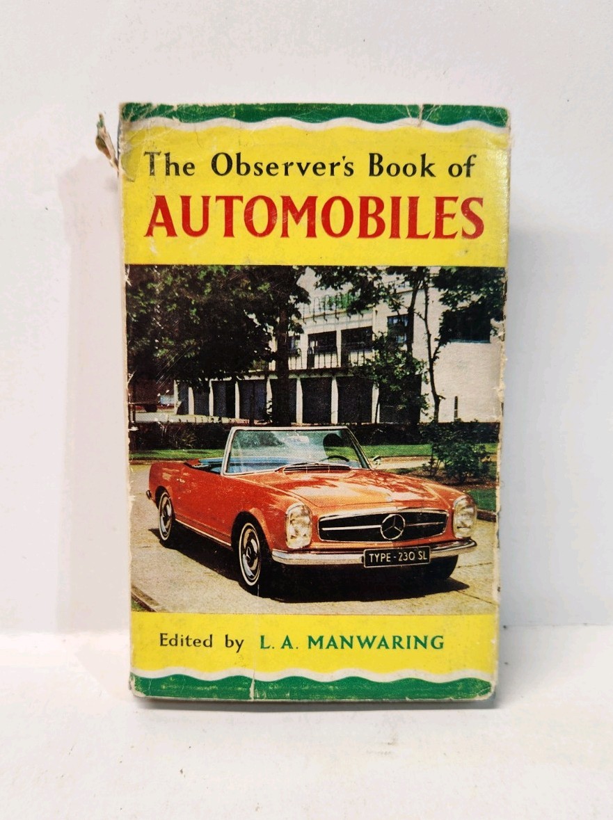 The Observer\'s Book of Automobiles. 1965 Edition. (Hardcover) L.A. Manwaring