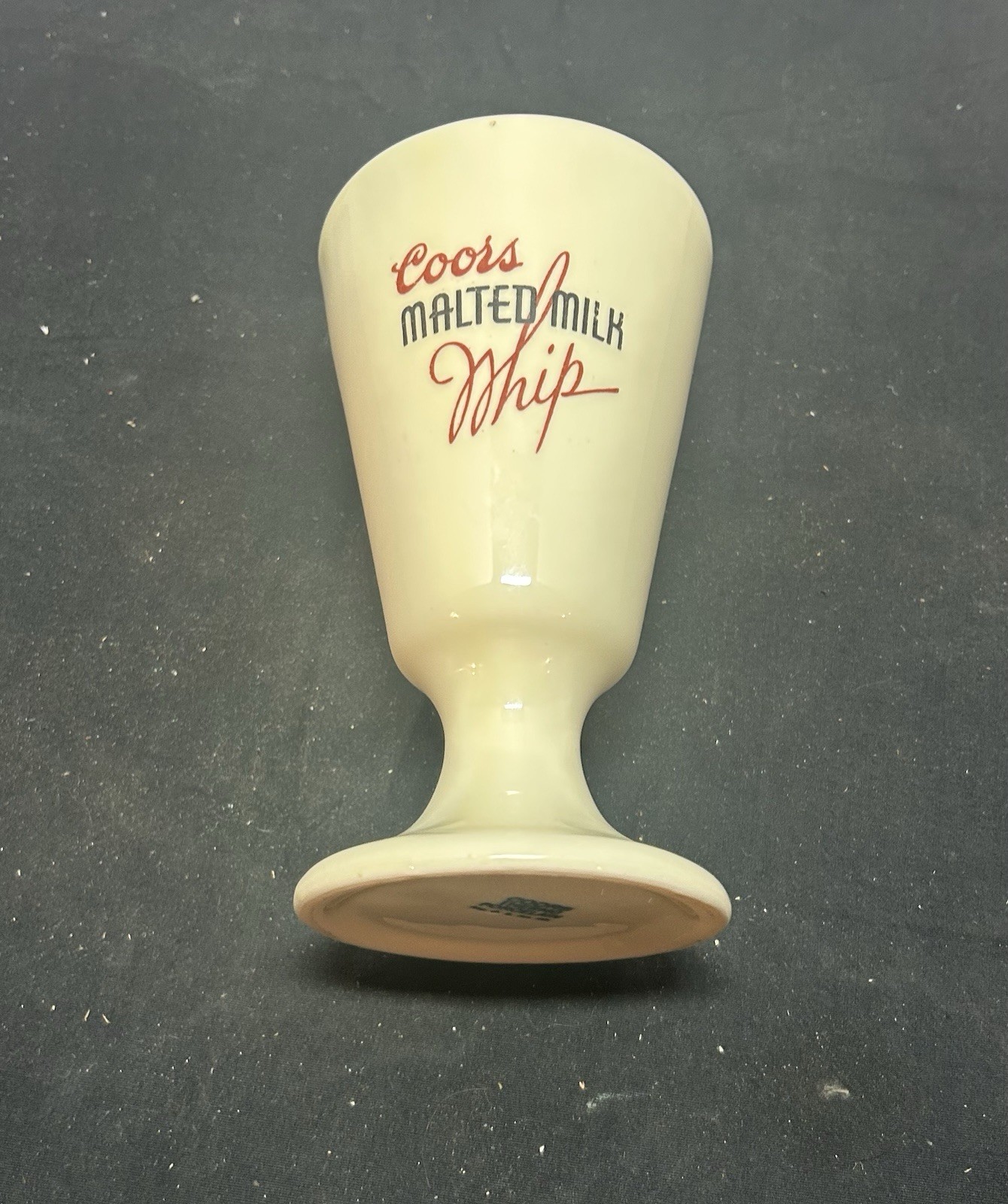 Rare COORS MALTED MILK WHIP Thermo Porcelain Soda Fountain Cup
