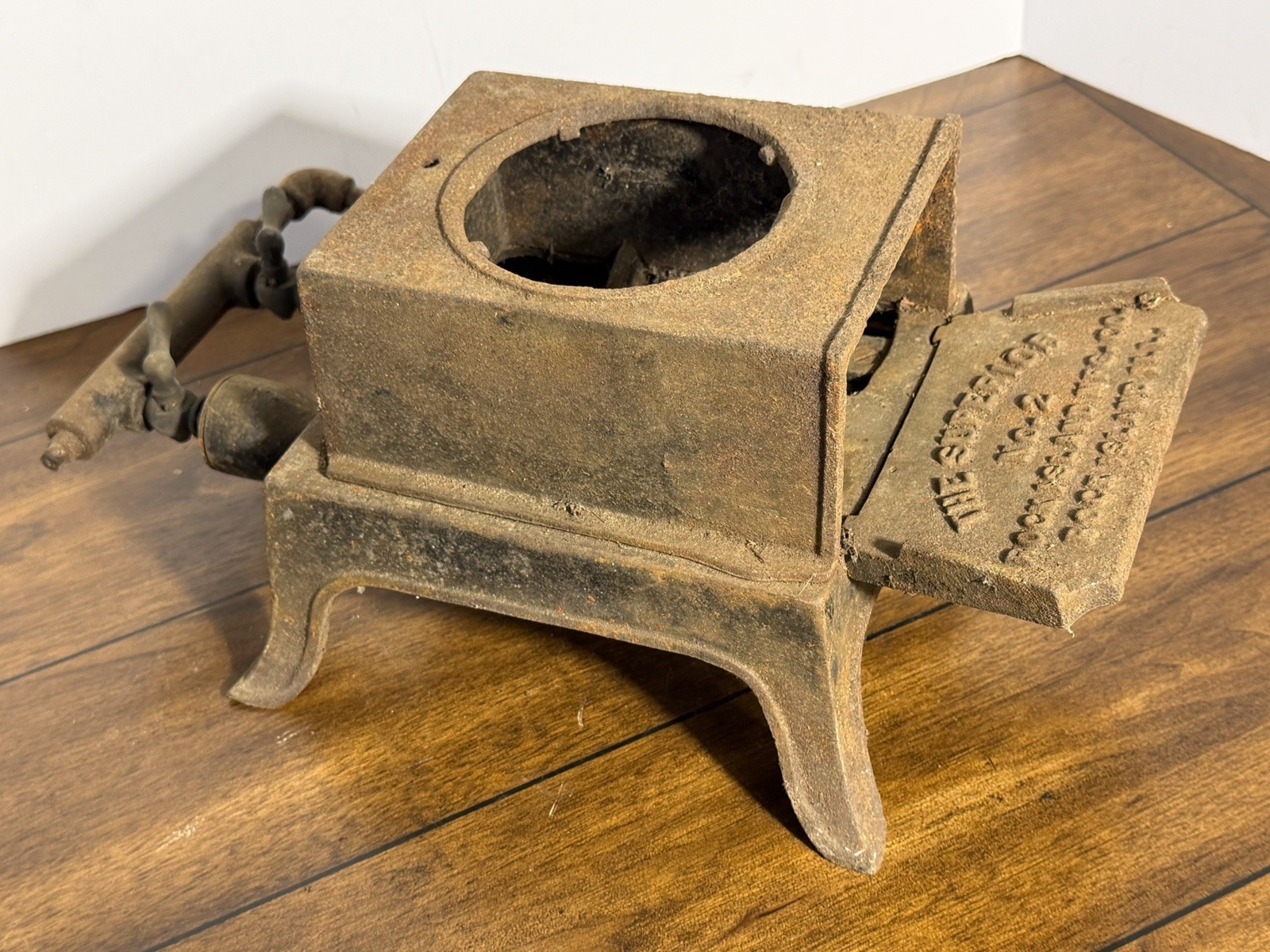 Superior No 2 Cast Iron Gas Stove Rockford Mfg Co Antique 1910s 1920s