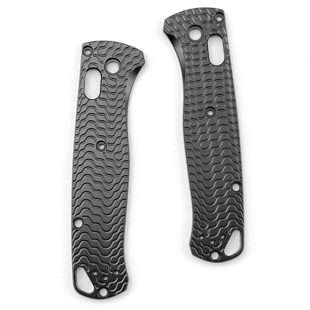 One Pair Aluminum Alloy Handle Scales for BENCHMADE Bugout 535 New
