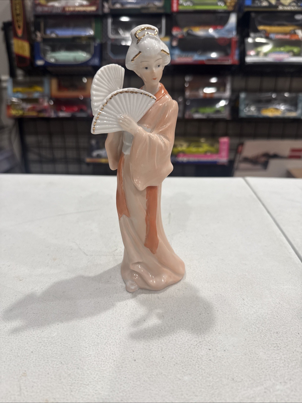 Vintage Japanese Geisha Girl Porcelain Figurine