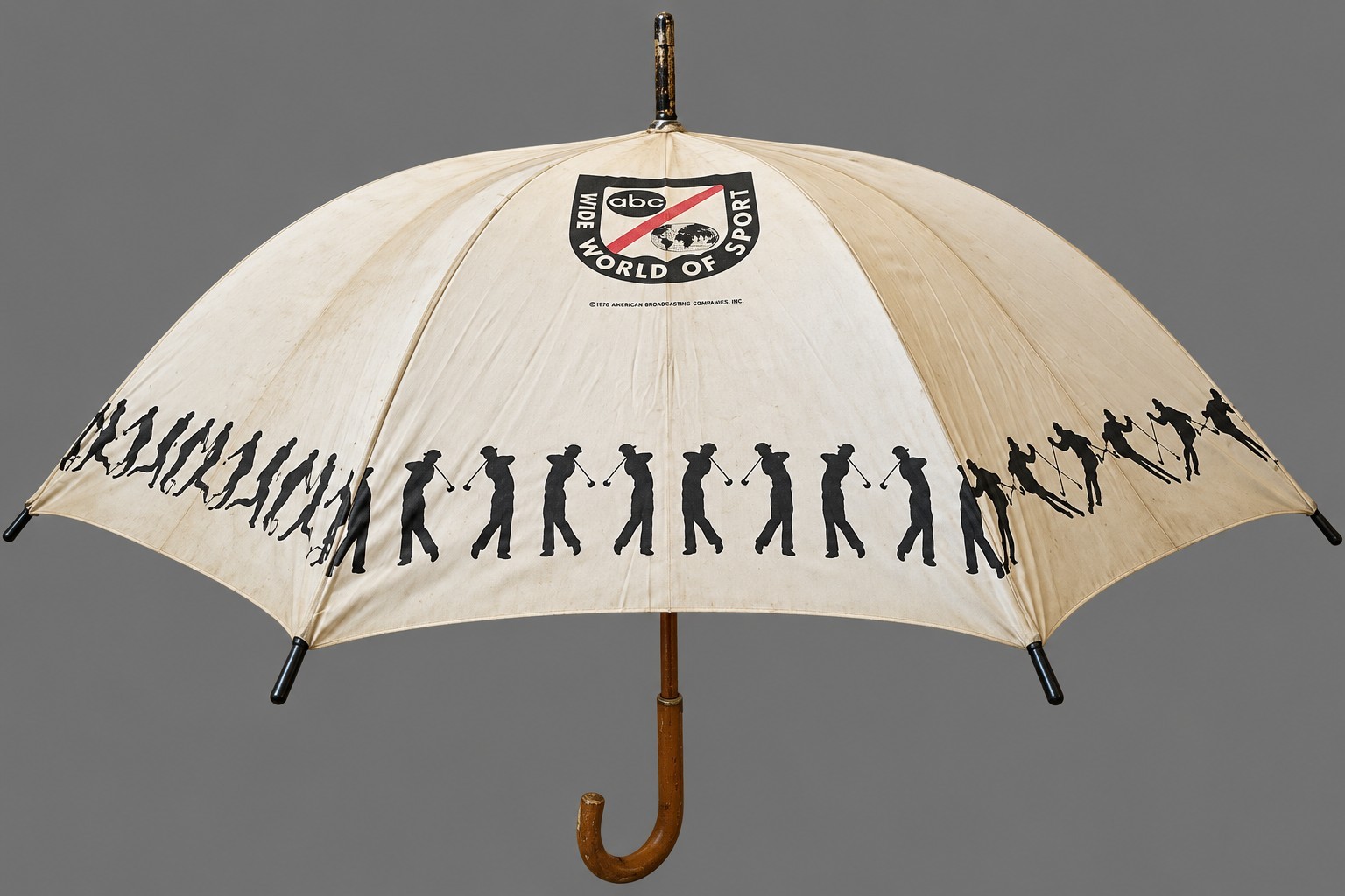 Vintage 1975 ABC Wide World of Sports Umbrella Golf Skiing Advertising Promo
