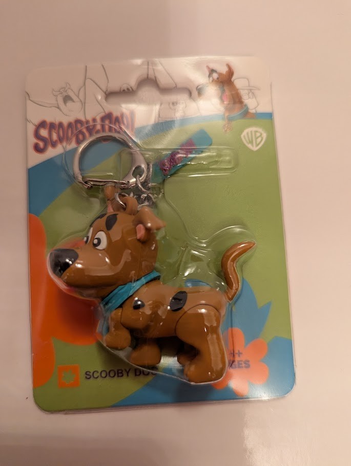 WB Scooby Doo backpack clip/keychain New & Sealed