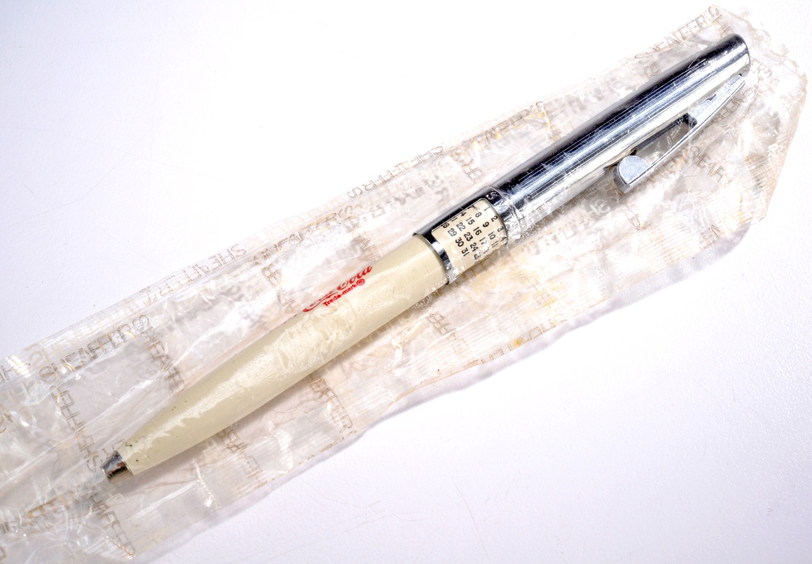 Vintage 1940\'s-1950\'s Sheaffer Calendar Coca Cola Advertising Pen - N.O.S. #3