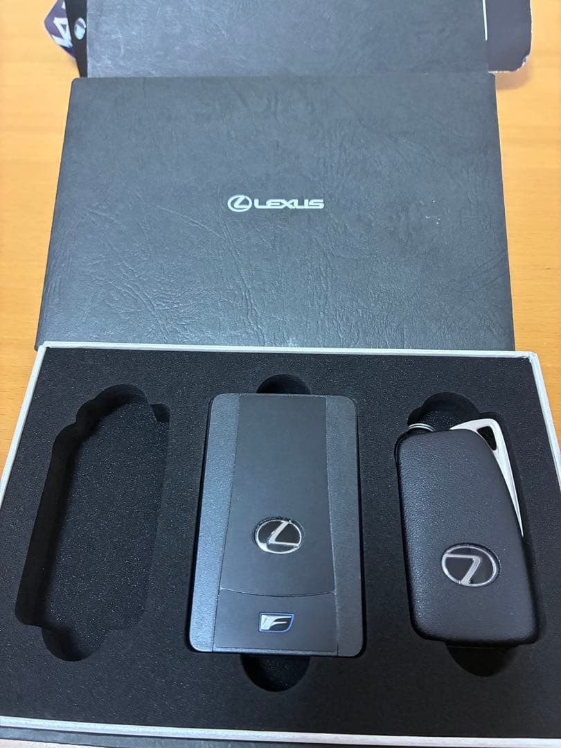Lexus RCF Genuine Smart Card Key Spare Key Near Mint OEM Premium Enamel Badge