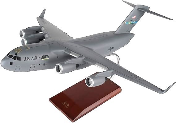USAF Boeing C-17 Globemaster Charleston AFB Desk Display Model 1/100 SC Airplane