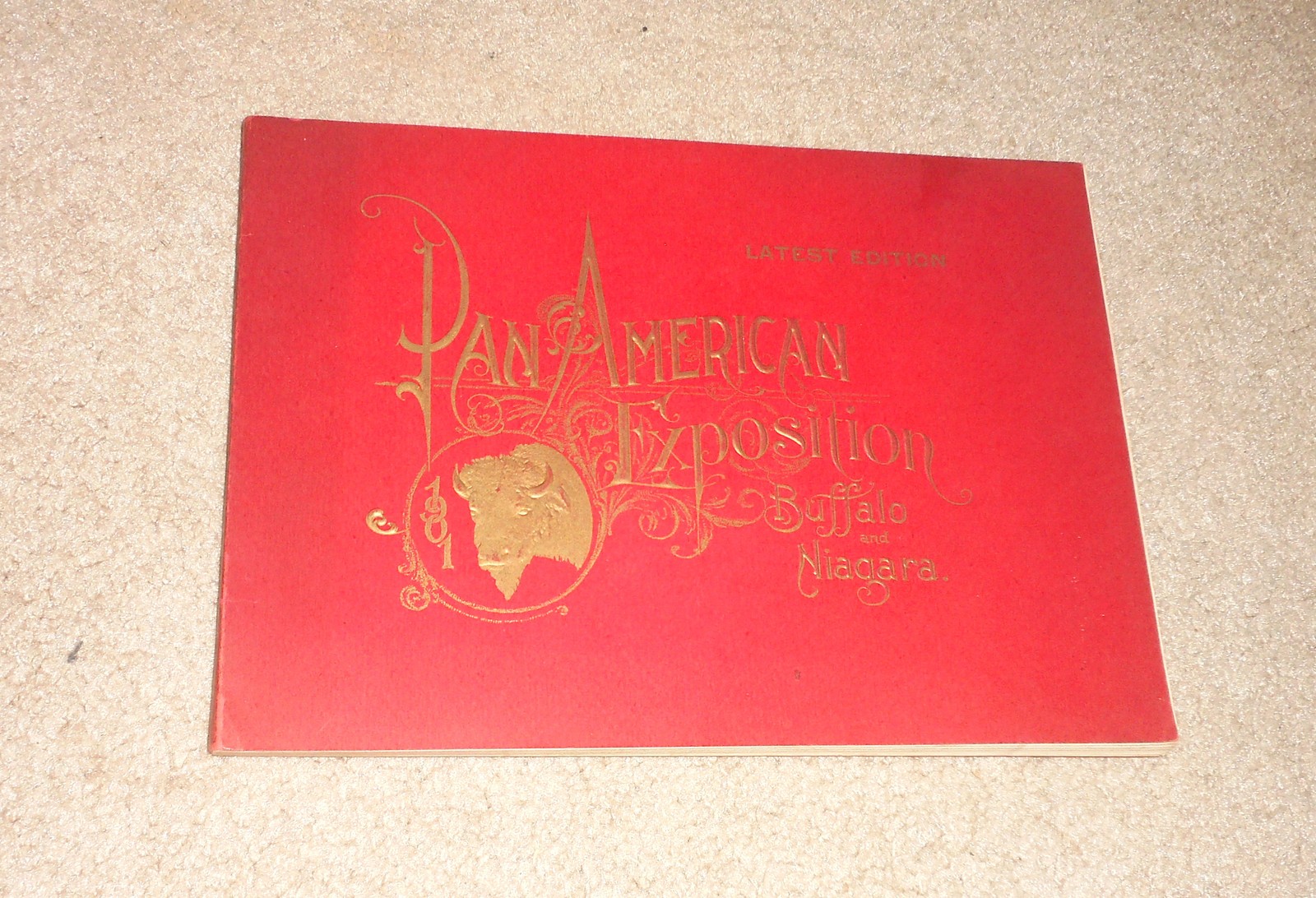Antique 1901 Pan American Exposition Buffalo Niagara Souvenir Book